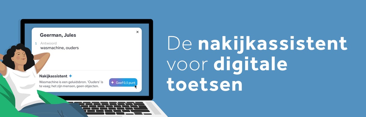 De nakijkassistent voor digitaal toetsen